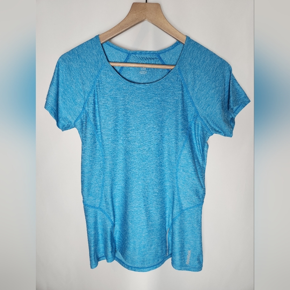 Reebok Women's Athletic Tee Blue Teal Small